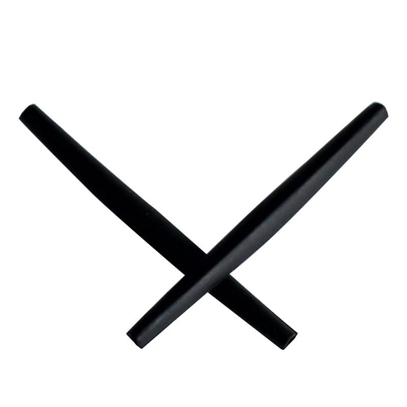 Mryok Replacement Earsocks for Oakley Whisker/Square Whisker/Juliet/Big Square Wire/A Wire Sunglasses - Black - Image 1